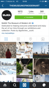 10 grootste musea op instagram - MOMA