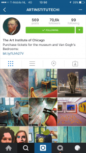 10 grootste musea instagram - art institute chicago